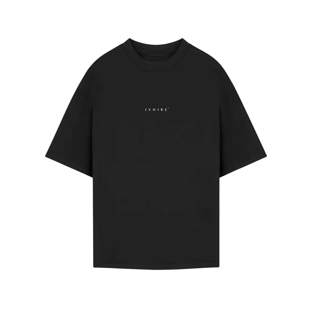 T-Shirt - Basic typo IVOIRE Black