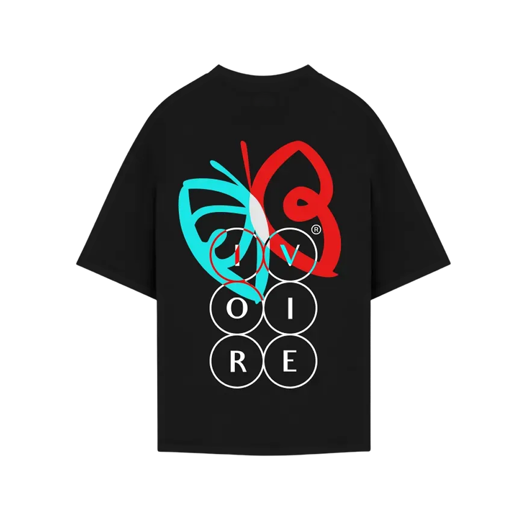 T-Shirt – Butterfly Black