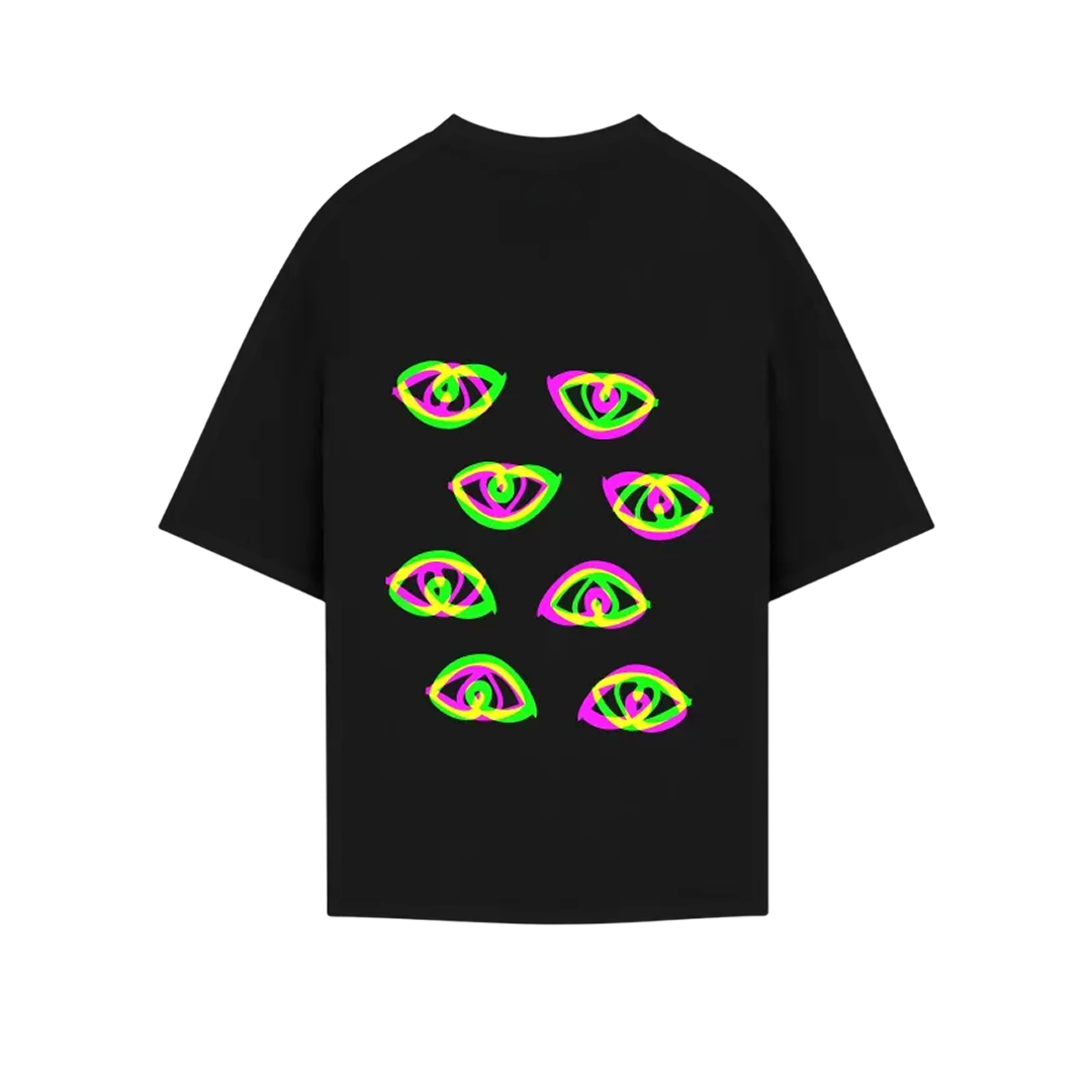 T-Shirt – Multiples eyes Black