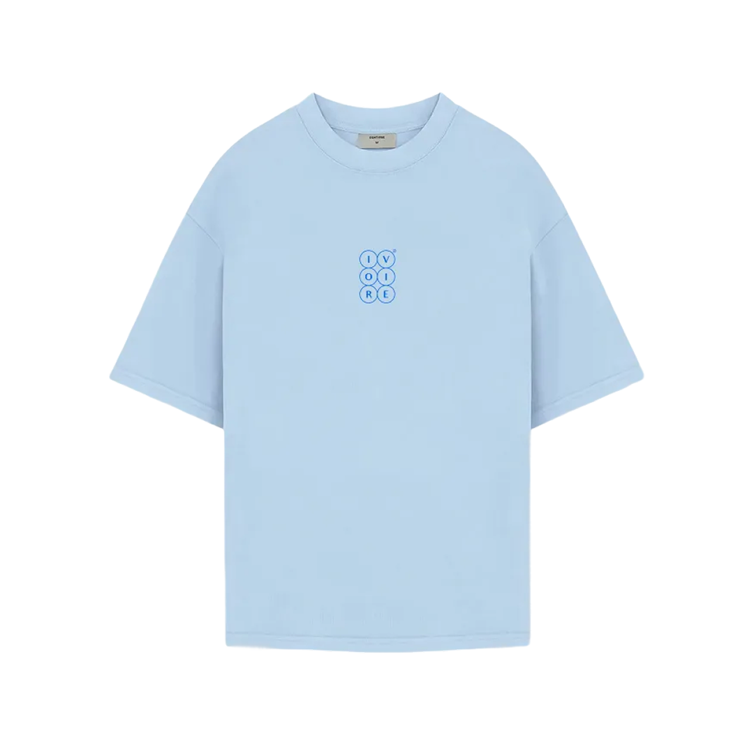 T-Shirt – Big back logo Sky blue