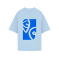 T-Shirt – Big back logo Sky blue