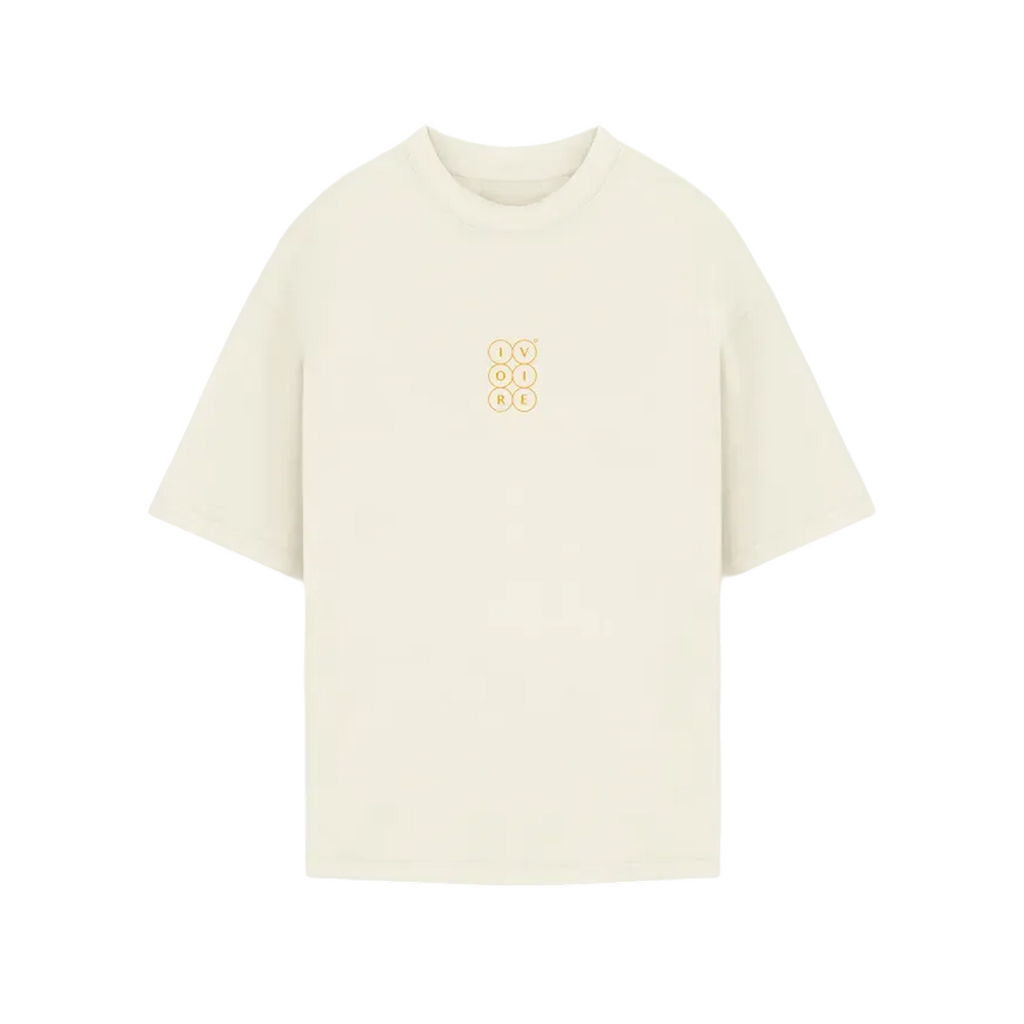 T-Shirt – Big back logo Cream