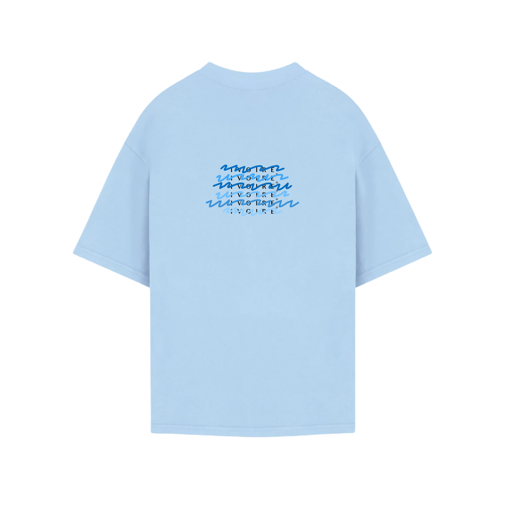 T-Shirt – Waves Sky blue
